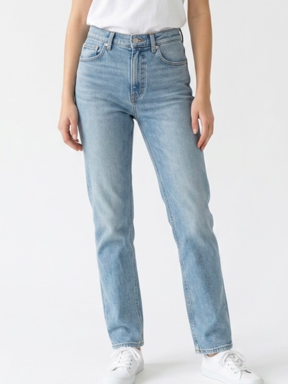 |•EVERLANE•| The Way High Slim Jeans Women’s 27 High Rise Straight Blue Denim